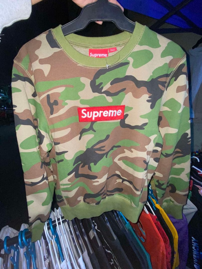 SUPREME BOGO CAMO CREWNECK