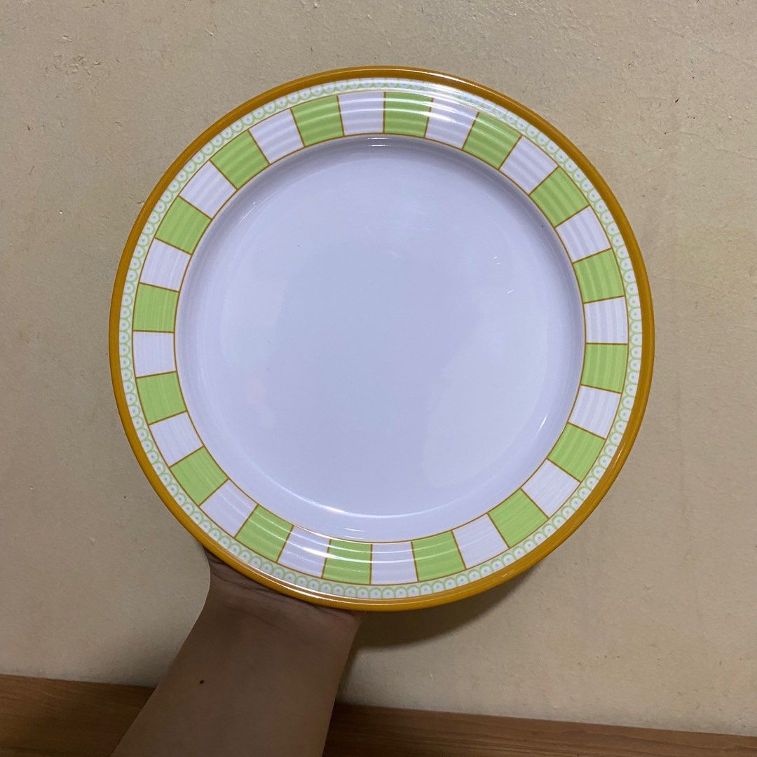 TUPPERWARE DESSERT PLATE (Category: Dinnerware & Cutlery) located in Quezon City. Submitted by xtian.store (Listing ID 1345881675, Image 2). Description: TUPPERWARE DESSERT PLATE !! SUPER SALE !! BRAND NEW & AUTHENTIC • Price: PHP250 EACH (Available quantity: 4 pcs) • Dimensions: 18.7 cm D x 2 cm H each • Elegant dessert plate • Shock-proof, thus, it does not easily crack. • Scratch-resistant • Actual photos are posted • Feel free to message us �