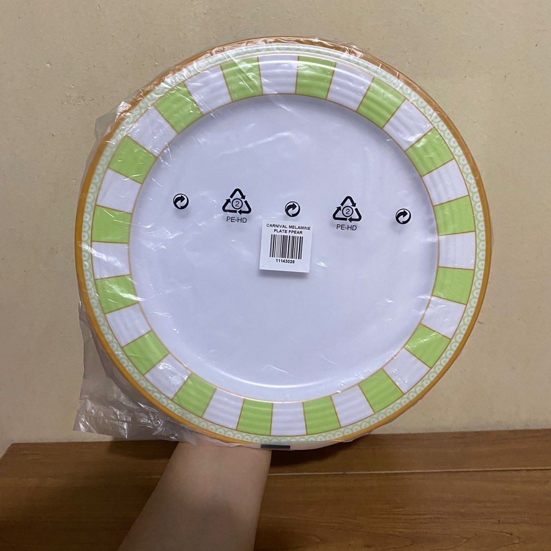 TUPPERWARE MELAMINE BIG PLATE (Category: Dinnerware & Cutlery) located in Quezon City. Submitted by xtian.store (Listing ID 1345886887, Image 2). Description: TUPPERWARE MELAMINE BIG PLATE ‼️SUPER SALE ‼️ BRAND NEW & AUTHENTIC • Price: PHP399 EACH (Available quantity: 12 pcs) • Dimension: 26 cm D each • Elegant big plate • Shock-proof, thus, it does not easily crack. • Scratch-resistant • Actual photos are posted • Feel free to message us.