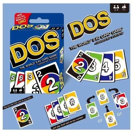 UNO Color &amp; Number Matching Card Game For 2-10 Players Ages 4Y ...