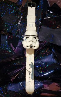 Vintage Hard to Find 1997 Starwars STAR WARS Storm Trooper Digital Wrist Watch