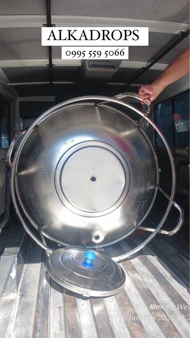 Water Tank (Category: Construction & Building Materials) located in Manila. Submitted by melody.tulale001 (Listing ID 1345882033, Image 2). Description: Stainless water storage tank Heavy Duty! .7mm thickness Stainless stand Vertical and horizontal from 500L to 20,000L Also available: Pressure tank Pump Water treatment supplies Contact 0995 559 5066.