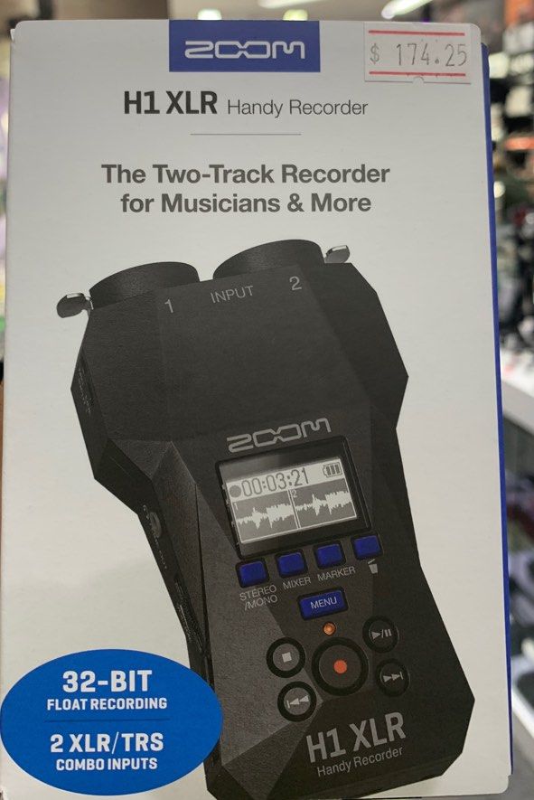 ZOOM H1 XLR HANDY RECORDER632350587383071124
