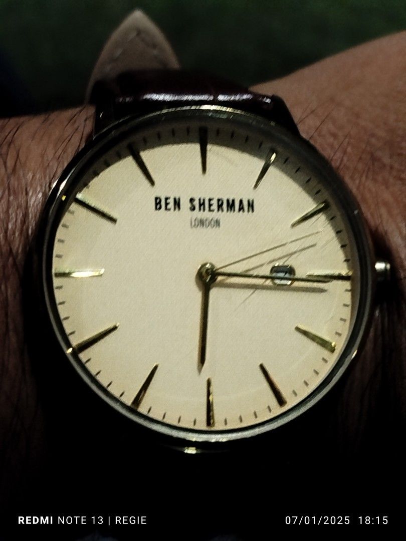 1963 Ben Sherman 41mm analog watch (Category: Men's Watches) located in Subic. Submitted by regiedaniel01 (Listing ID 1346022137, Image 1). Description: add sf 200.