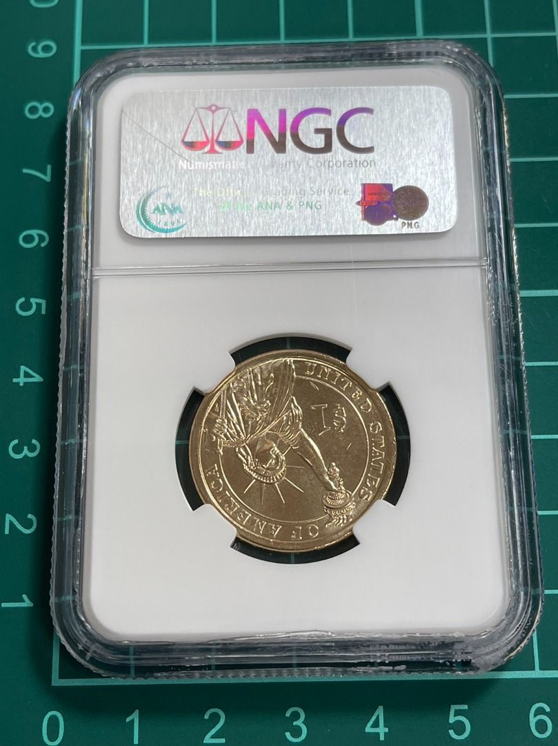 美洲美國2007年美國總統紀念幣約翰．亞當斯1美元錢幣-丹佛廠D記NGC鑑定幣、評級幣, 書籍、休閒與玩具, 收藏、紀念品, 錢幣、紙鈔在旋轉拍賣