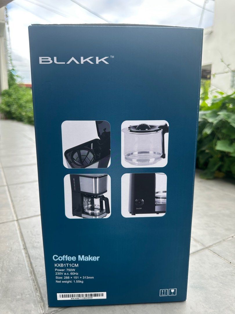 BLAKK COFFEE MAKER (Category: Coffee & Tea Tableware) located in Manila. Submitted by hanamhaytakashi (Listing ID 1345984265, Image 3). Description: .