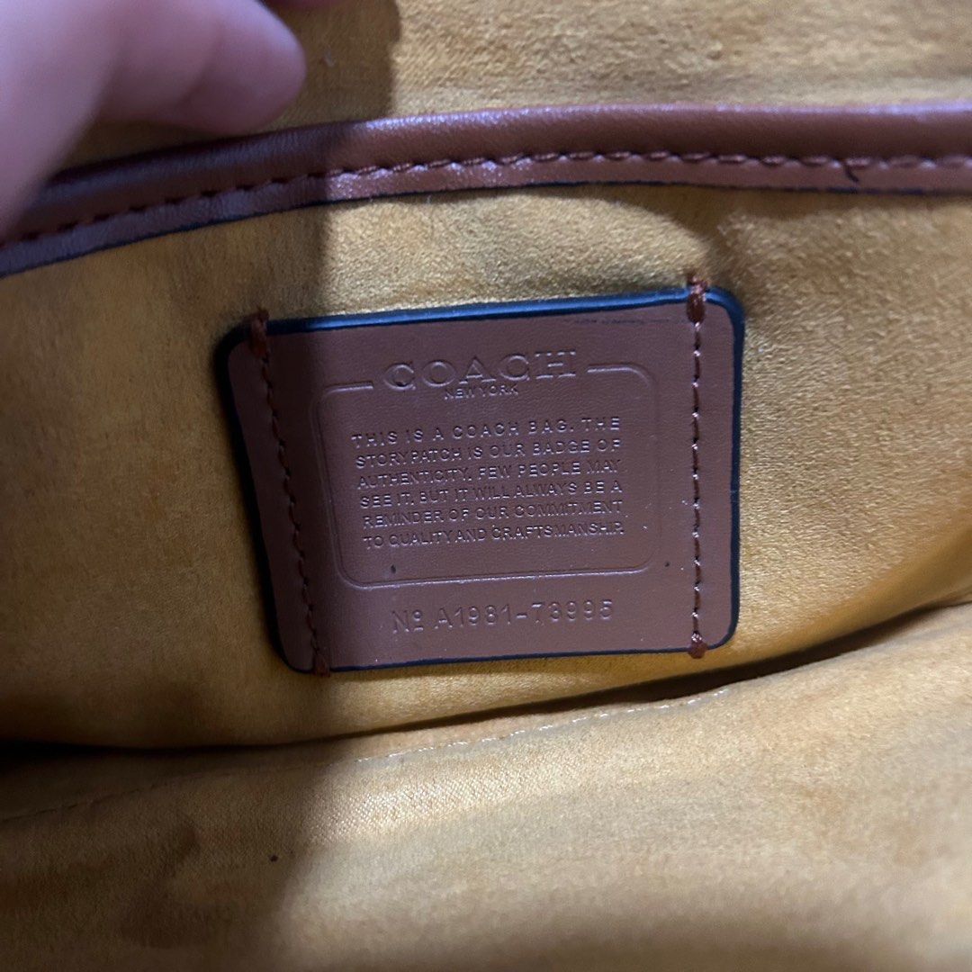 Coach tabby 26 (Category: Luxury Bags & Wallets) located in Binalonan. Submitted by BrY2K (Listing ID 1346073501, Image 3). Description: Buy at your own risk without the short strap see all pics as they are part of the description. This is a preloved bag, expect some imperfections. bag is thrifted .