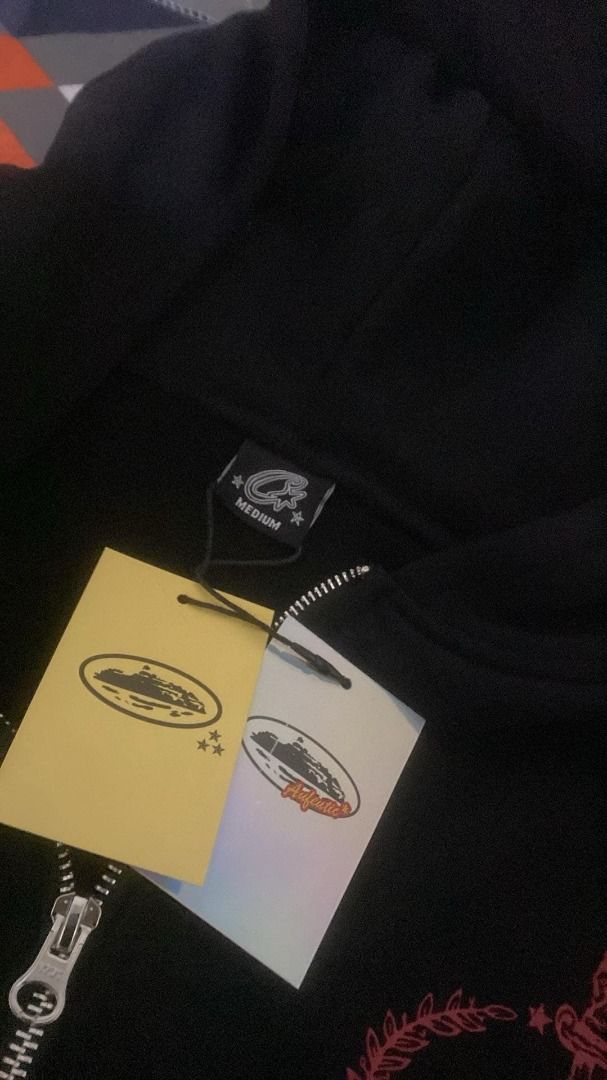 CORTEIZ X SLAUGHTER GANG HOODIE (Category: Coats, Jackets and Outerwear) located in Caloocan City. Submitted by charliebrownchild (Listing ID 1346097445, Image 3). Description: CORTEIZ X SLAUGHTER GANG HOODIE MEDIUM BNEW COMPLETE W TAGS AND ZIPLOCK BAG Php. 3,000 ONLY MANILA AREA.