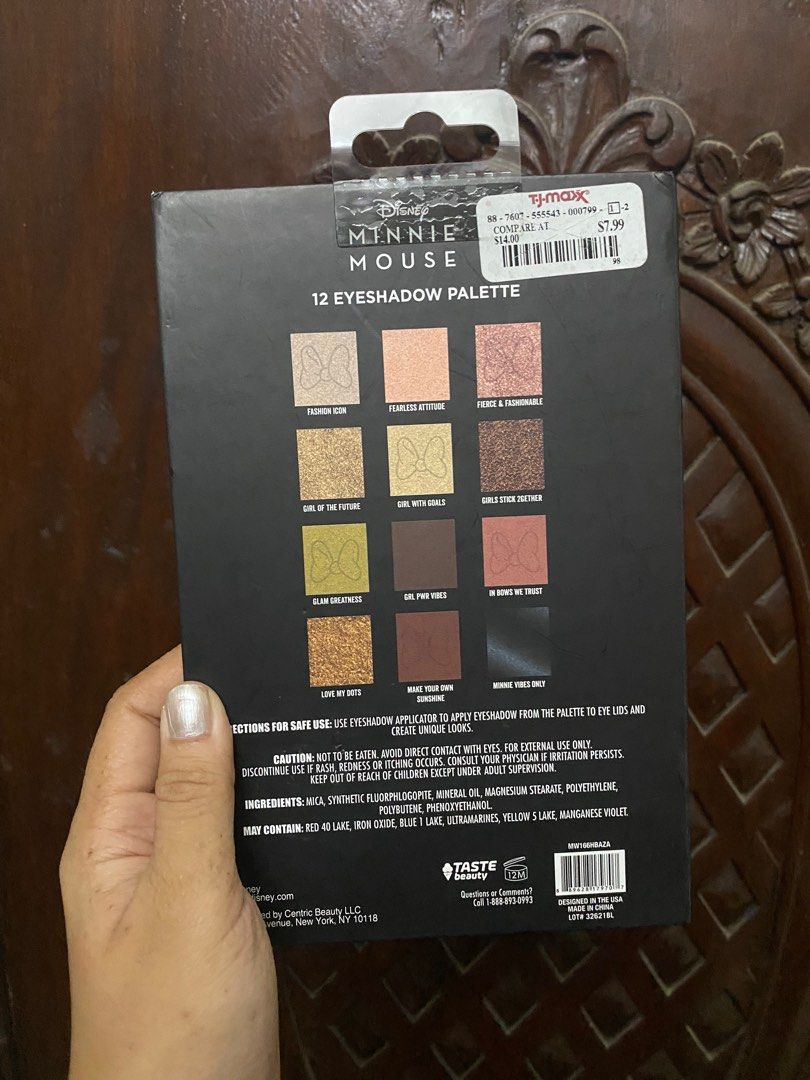 Disney - Minnie Mouse Eyeshadow Palette (Category: Makeup) located in Marikina City. Submitted by anonyg (Listing ID 1346031745, Image 3). Description: Selling my Minnie Mouse eyeshadow palette bought from the U.S weeks ago at T.J. MAXX. The palette has never been used. Price is still negotiable. .