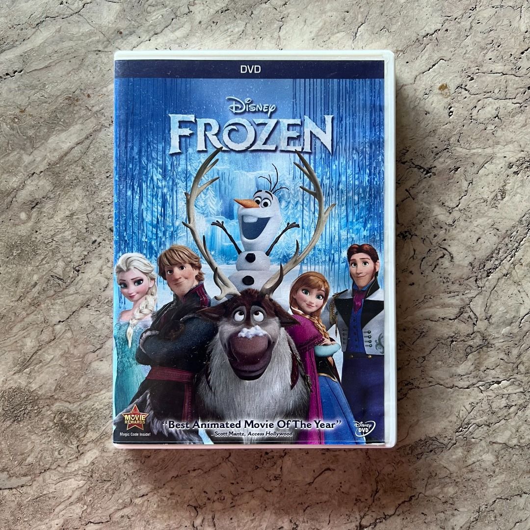 Disney Frozen DVD (Category: CDs & DVDs) located in Caloocan City. Submitted by cheescuh (Listing ID 1345949093, Image 1). Description: Disney Frozen DVD - price still negotiable RFS: decluttering MOP: GCash, Maya, bank transfer, COD MOD: Grab, Lalamove, J&T direct.