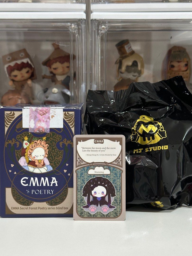 Emma Poetry Series - Stunning (Category: Storybooks) located in Tagbilaran City. Submitted by _harriet_ (Listing ID 1346054290, Image 2). Description: Emma Secret Forest Poetry Series 🌸 Stunning 🌸 🎀 Complete with open box, sealed foil and card. 🎀 Location: Bohol 🎀 MOD: J&T (SF starts at ₱85) 🎀 MOP: Gcash | Maya | BPI .