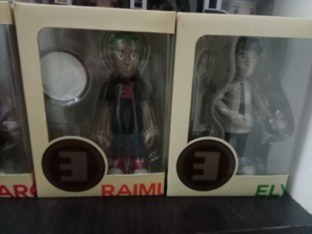 Eraserheads Vinyl Figure set (Category: Figurines & Statues) located in Bacoor. Submitted by jasspapi6 (Listing ID 1345967298, Image 2). Description: First post of the year!!!🎊🎉🐍 as The new Eheads documentary film is coming up, Eraserheads Vinyl Music Figures Set By Secret Fresh x Cool Rain Studio The first ever designer vinyl toys based on the iconic Philippine alternative rock band Eraserheads 7-8 inches music figures of Ely Buendia, Buddy Z