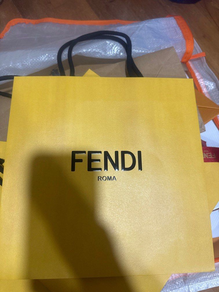 Fendi Paper Bag (Medium) (Category: Luxury Bags & Wallets) located in Manila. Submitted by krisceluy (Listing ID 1346070254, Image 2). Description: 💯 Authentic Fendi Paper Bag From store Size: 26cm x 26cm ❇️ Brand New, spotless.