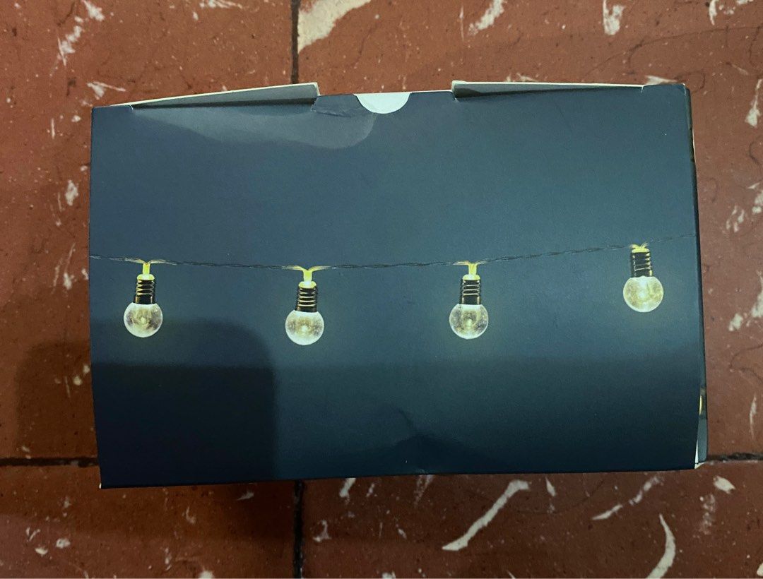 Flying Tiger String Lights (Category: Lighting) located in Manila. Submitted by cheapthriftsmnl (Listing ID 1345945237, Image 2). Description: - Never used got it for Christmas .