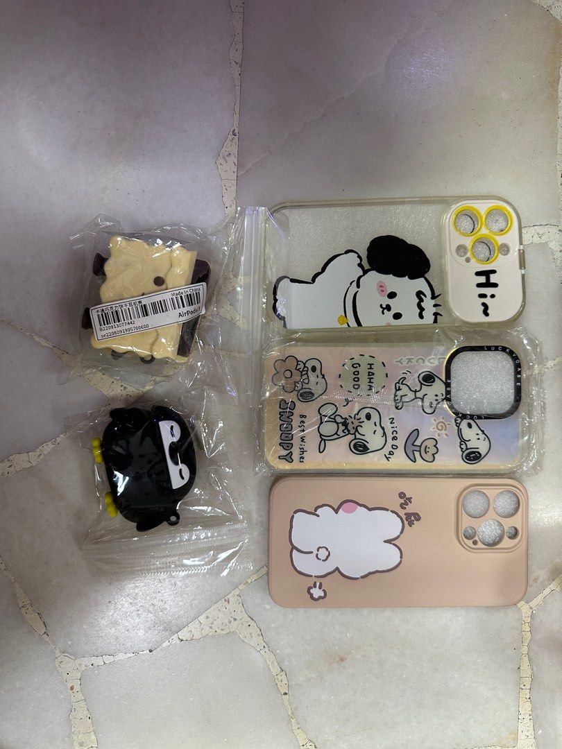 iphone case (Category: Cases & Sleeves) located in Singapore. Submitted by notesnbooks (Listing ID 1346038809, Image 1). Description: 14 pro max case Airpods 3 case $2 each , $7 for all.