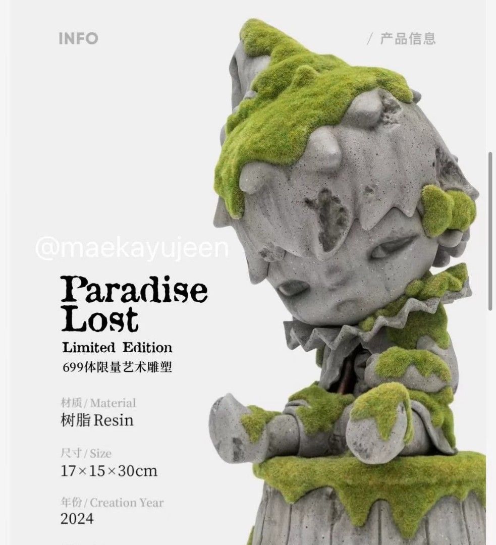 699体限定 hirono paradise lost Hirono Paradise Lost Art Sculpture 2024 Limited – TOYSEZ