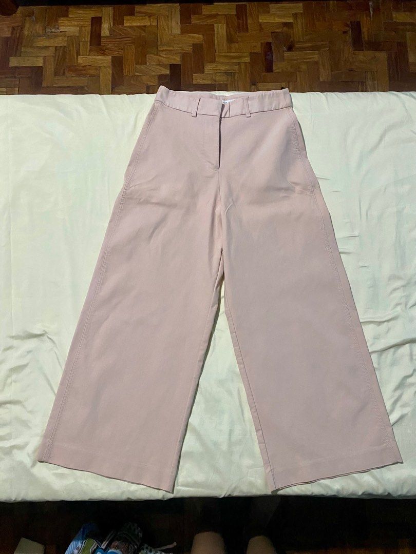 Mango Pale Pink Trousers (Category: Other Bottoms) located in Antipolo. Submitted by robmack (Listing ID 1346071036, Image 1). Description: - owner has 27” waist, 34” bust, 154cm height - decluttering, please PM me for details - SF shouldered by buyer - MOP: BPI or gcash .