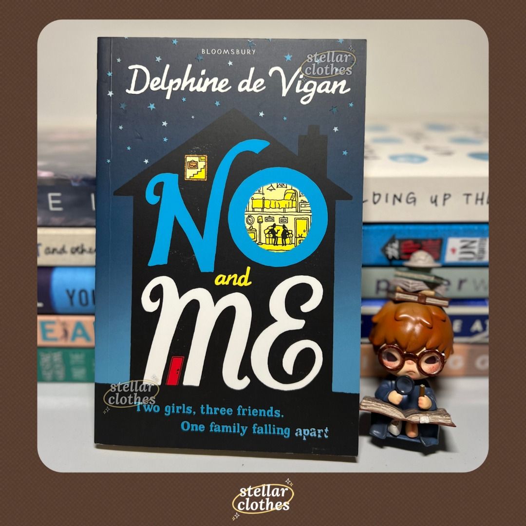 No and Me by Delphine de Vigan (Category: Storybooks) located in Bulacan. Submitted by stellarclothes (Listing ID 1346014775, Image 1). Description: • Title: No and Me • Author: Delphine de Vigan • Genre: Contemporary / Young Adult / School • Only read once • RFS: Decluttering • Flaws: Crease on spine and both front and back covers • Price: Slightly negotiable • Reservations: Allowed for one (1) day • MOP: GCash, BDO, Landbank, Paymaya • Feel fre