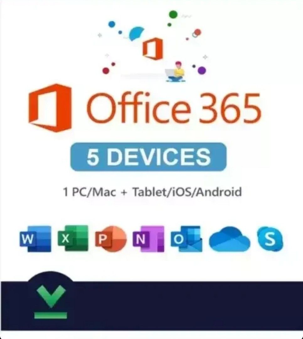 Lifetime Office 365 Pro Plus 5 Devices62863059613569115