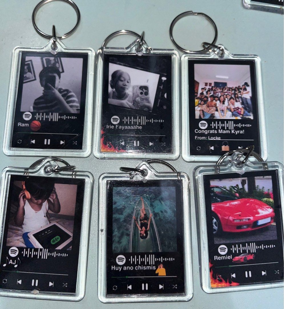 Personalised keychain ( Sp0tify or insta design) (Category: Handmade Craft) located in Cavite. Submitted by cha888 (Listing ID 1346041785, Image 1). Description: P20 (10pcs &up) P25 below 10 Available designs *Spotify *Instagram *Christmas *Valentines *Teacher’s day Etc.