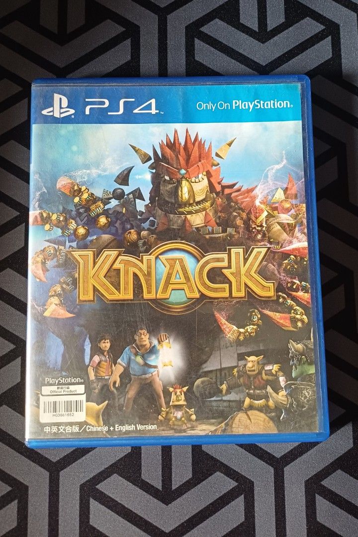 PS4 Game - Knack (Category: PlayStation) located in San Fernando. Submitted by MVWares (Listing ID 1345939832, Image 1). Description: Only for the PS4 Console, everything is in good working condition..