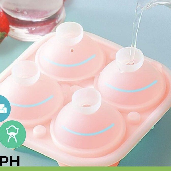 Rose shaped silicon ice tray mold pink (Category: Other Kitchenware & Tableware) located in Quezon City. Submitted by clmrn5 (Listing ID 1346053051, Image 3). Description: .