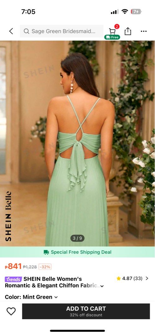 Shein Dress (Category: Dresses) located in Muntinlupa City. Submitted by everythingmnl (Listing ID 1345976880, Image 3). Description: Bought for 800+ Rfs: wrong size .