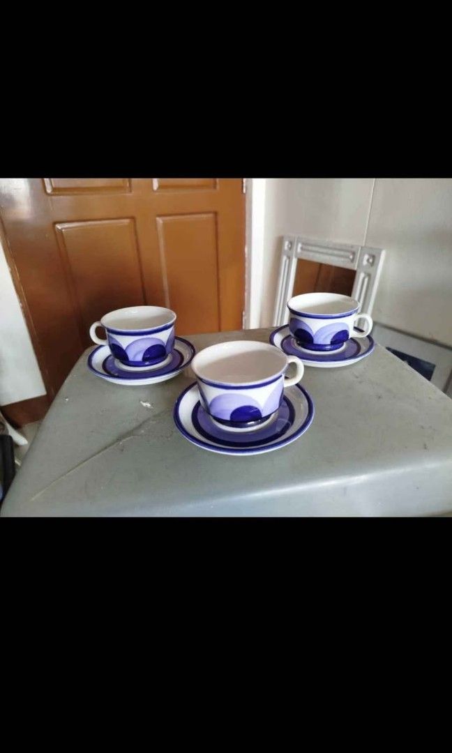 Teacup or coffee cup Finland (Category: Coffee & Tea Tableware) located in Santa Rosa. Submitted by toys_r_here (Listing ID 1345933227, Image 1). Description: 250 each GOOD FOR GIFT AND COLLECTION as is po Good condition First to pay gets the item pa check nalng sa pic yun condition pm me for questions ship pwede lalamove or jrs Sta rosa and Alabang area atc or.