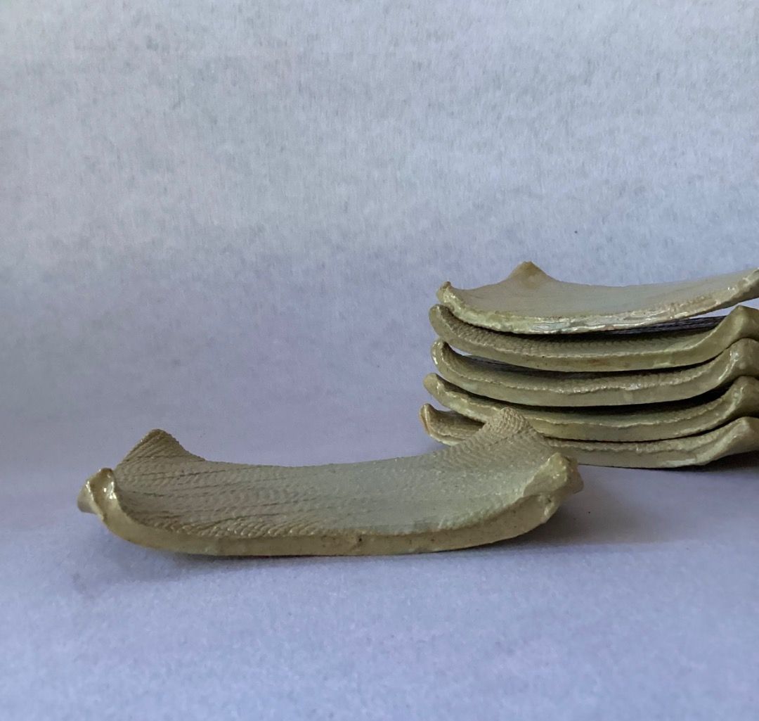 Wabi Sabi Rectangular Plates (Category: Coffee & Tea Tableware) located in Davao. Submitted by eclectic1925 (Listing ID 1346068339, Image 3). Description: Php150 each 6pcs available Wabi Sabi Rectangular Plates First to pay.