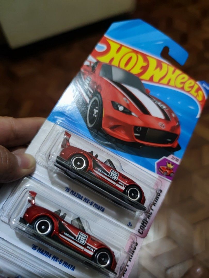 15 MAZDA MX-5 MIATA HOT WHEELS AUTHENTIC (Category: Vehicle & Diecast Models) located in Tanay. Submitted by tykezz (Listing ID 1346278571, Image 1). Description: pay now shp now tanay rizal.
