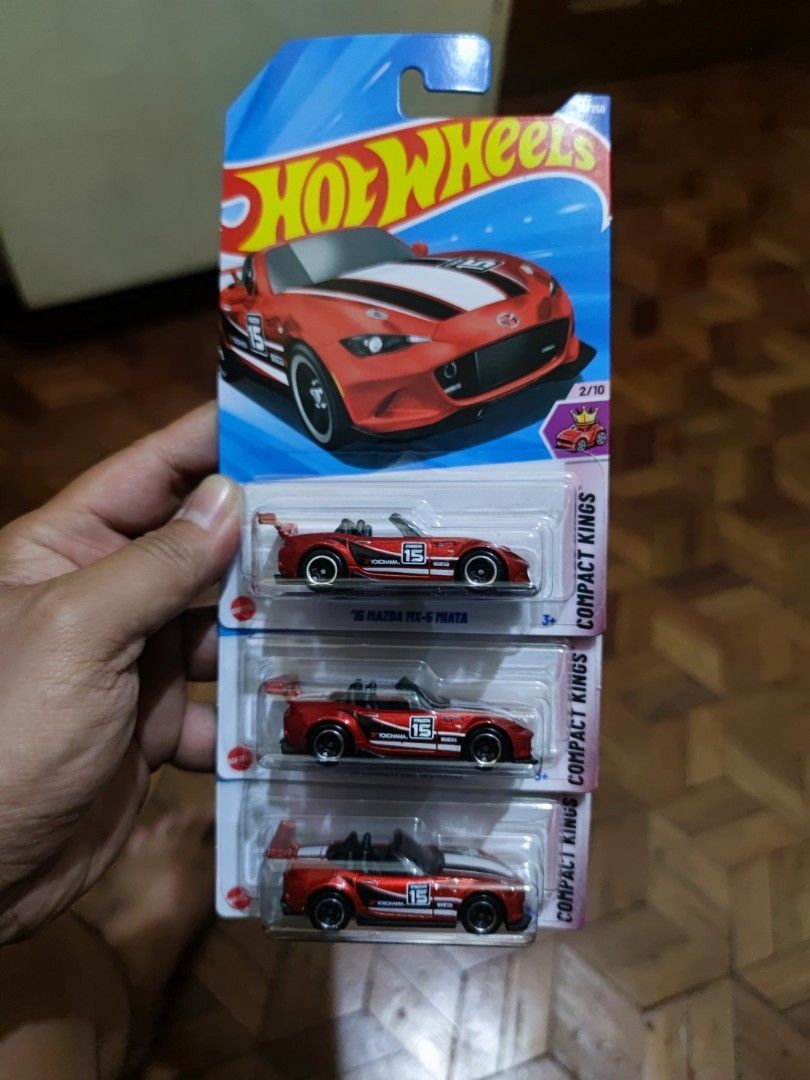 15 MAZDA MX-5 MIATA HOT WHEELS AUTHENTIC (Category: Vehicle & Diecast Models) located in Tanay. Submitted by tykezz (Listing ID 1346278571, Image 3). Description: pay now shp now tanay rizal.