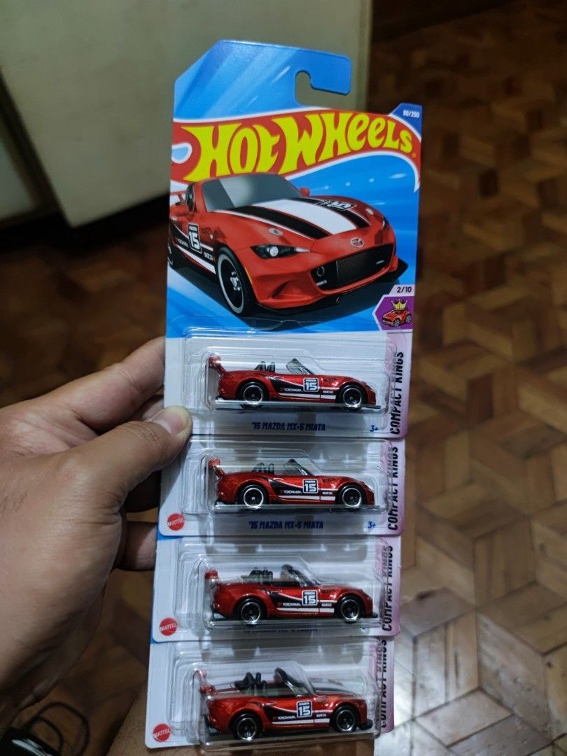 15 MAZDA MX-5 MIATA HOT WHEELS AUTHENTIC (Category: Vehicle & Diecast Models) located in Tanay. Submitted by tykezz (Listing ID 1346278571, Image 2). Description: pay now shp now tanay rizal.