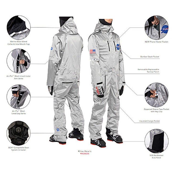 Nasa Snowboard One Piece Nasa Ski Suit 686 Nasa Exploration