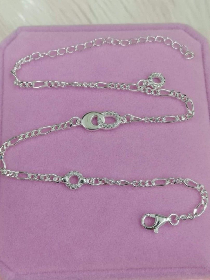 925 Circle Silver Anklet (Category: Anklets) located in Quezon City. Submitted by audzshop (Listing ID 1218816335, Image 2). Description: 925 ITALY STERLING SILVER.