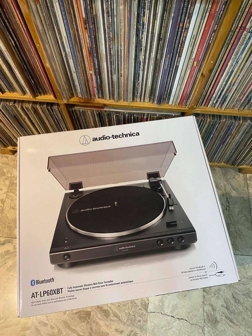 AUDIO TECHNICA VINYL PLAYER TURNTABLE AUDIO TECHNICA ATLP60XBT