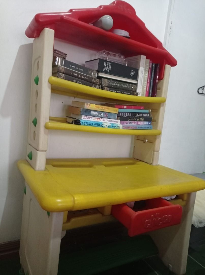 Authentic Chicco Kids Study Table Sale (Category: Kids Tables & Chairs) located in Rodriguez. Submitted by vintagecollect_mnl (Listing ID 1346132150, Image 1). Description: Chicco Study Table 4000 + sf Actual photos Books not included MOP: GCash MOD: Lalamove.