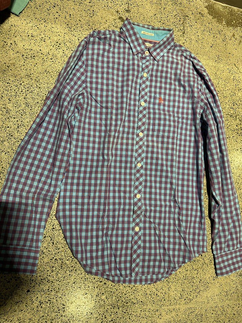 Authentic Penguin Long Sleeves XS (Category: Formal Shirts) located in Pasig City. Submitted by mrdecluttering_ph (Listing ID 1346222794, Image 1). Description: Authentic Penguin Long Sleeves Checkered blue Shipping fee c/o buyer Slightly negotiable Rfs decluttering .