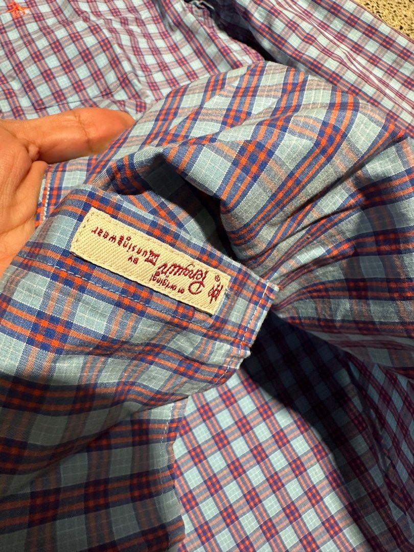 Authentic Penguin Long Sleeves XS (Category: Formal Shirts) located in Pasig City. Submitted by mrdecluttering_ph (Listing ID 1346222794, Image 3). Description: Authentic Penguin Long Sleeves Checkered blue Shipping fee c/o buyer Slightly negotiable Rfs decluttering .