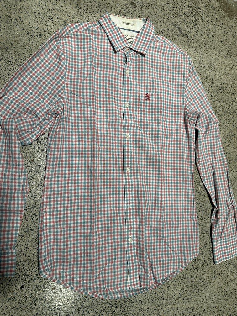 Authentic Penguin Long Sleeves XS (Category: Tshirts & Polo Shirts ) located in Pasig City. Submitted by mrdecluttering_ph (Listing ID 1346223402, Image 1). Description: Authentic Penguin Long Sleeves Checkered Xs Shipping fee c/o buyer Slightly negotiable Rfs decluttering .