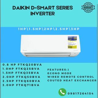 Daikin D-smart Series Inverter split type