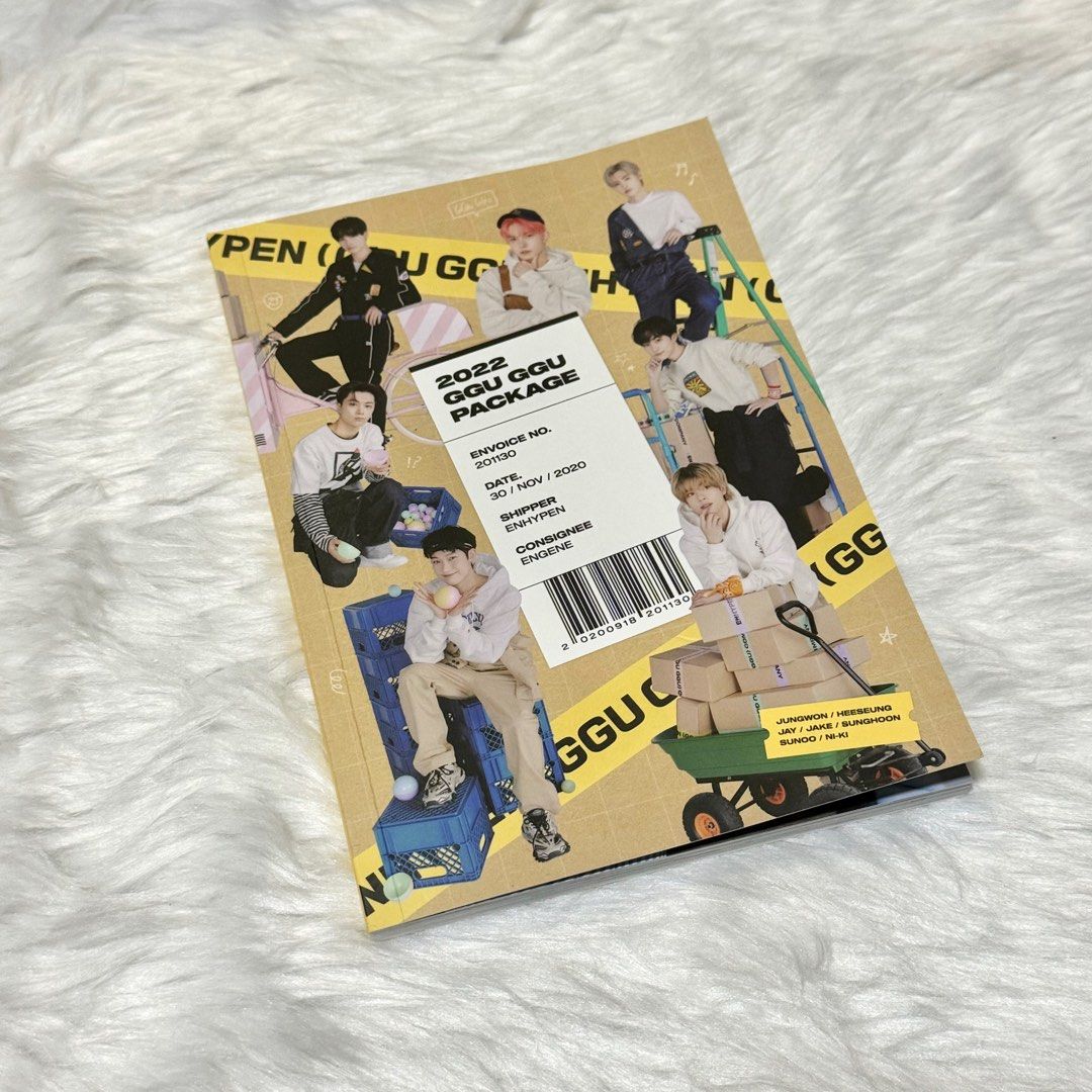 ENHYPEN GGU GGU Package 2022 (Category: K-Wave Merchandise) located in Manila. Submitted by adoptables4u (Listing ID 1346296659, Image 3). Description: Buy any item from my listings to get this for only ₱50.00 🥳 Inclusions: ✨ (Out Box, Photo Stand, Photo Book) 💕 .