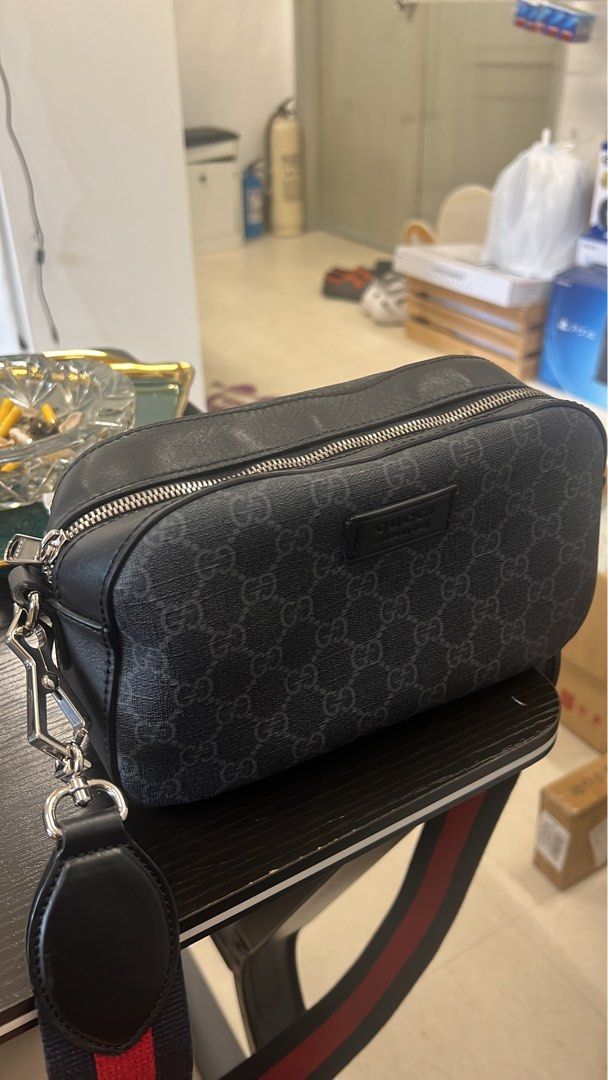 Monogrammed messenger bag on sale