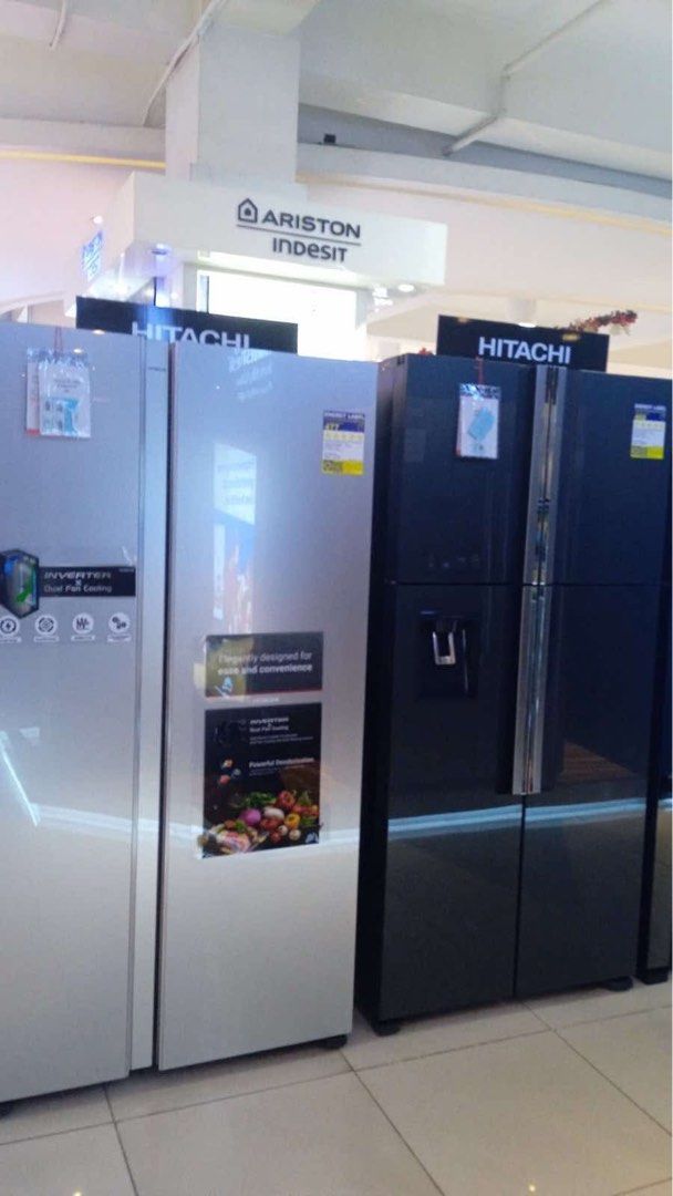 HITACHI INVERTER REFRIGERATOR (Category: Refrigerators and Freezers) located in Quezon City. Submitted by maryann.dimalanta (Listing ID 1346249660, Image 1). Description: HITACHI INVERTER REFRIGERATOR R-V540PG7-1BBK SRP 55,990 CASH 43,800 R-VG540PG7-1GBK SRP 58,990 CASH 46,400 R-S700PG0-1GBK CASH 68,000 R-S700PG0-1GS CASH 68,000 R-WX740KSE-XK SRP 249,990 CASH 194,900 R-ZX740KSE-X SRP 254,990 CASH 198,900 R-W660PG7-1GGR SRP 82,990 Cash 58,500 R-W6