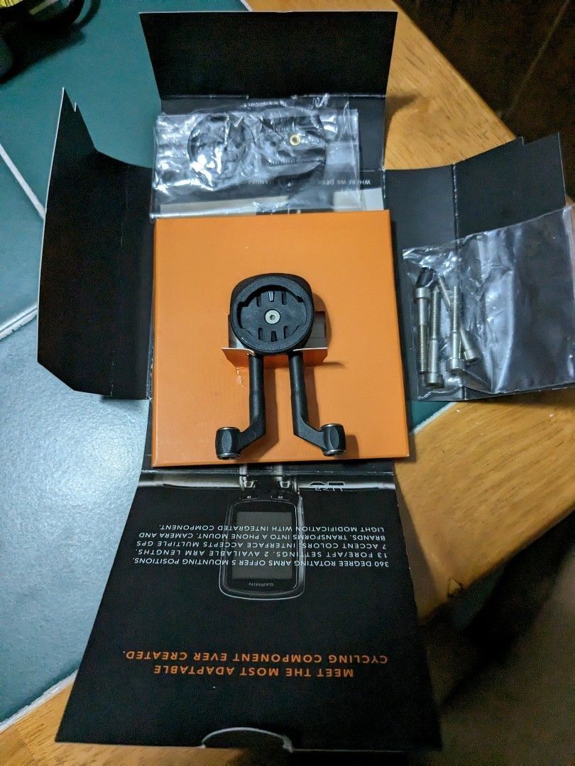 Integrated Mounting System For Bicycle GPS, Computer, Lights etc ...