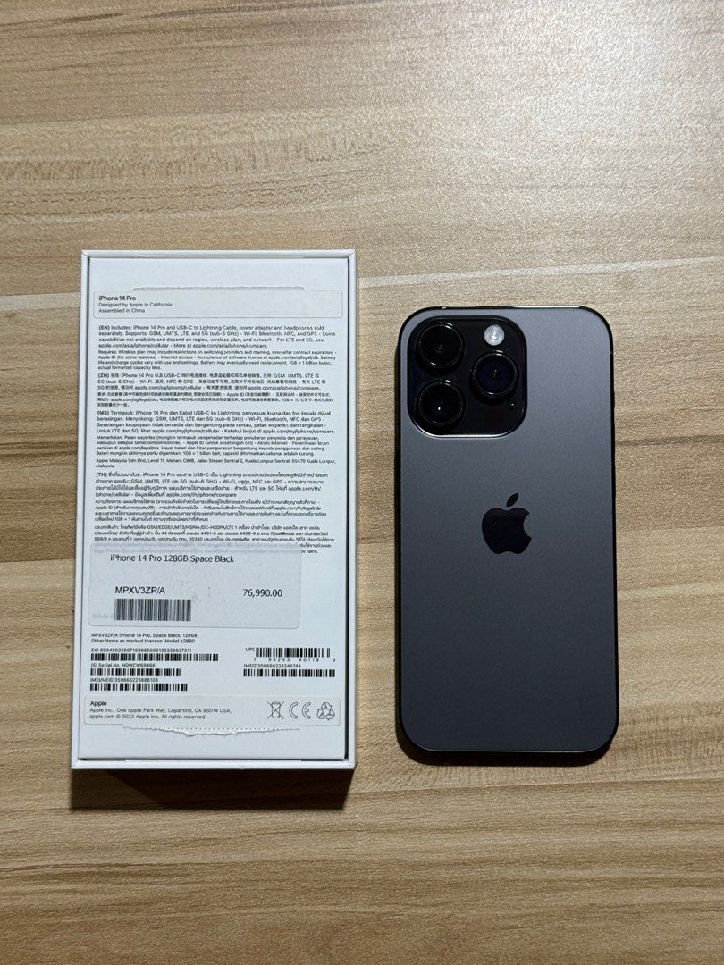 iPhone 14 Pro 128gb Space Black (Category: iPhone 14 Series) located in Quezon City. Submitted by marialegaspi (Listing ID 1346198304, Image 2). Description: Negotiable .