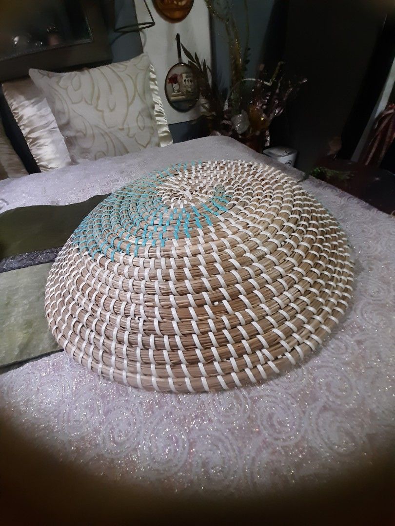 Large native handwoven basket 14.5" imported (Category: Other Home Decor) located in Manila. Submitted by luckycharm_215 (Listing ID 1346258545, Image 3). Description: good condition large wooven basket.