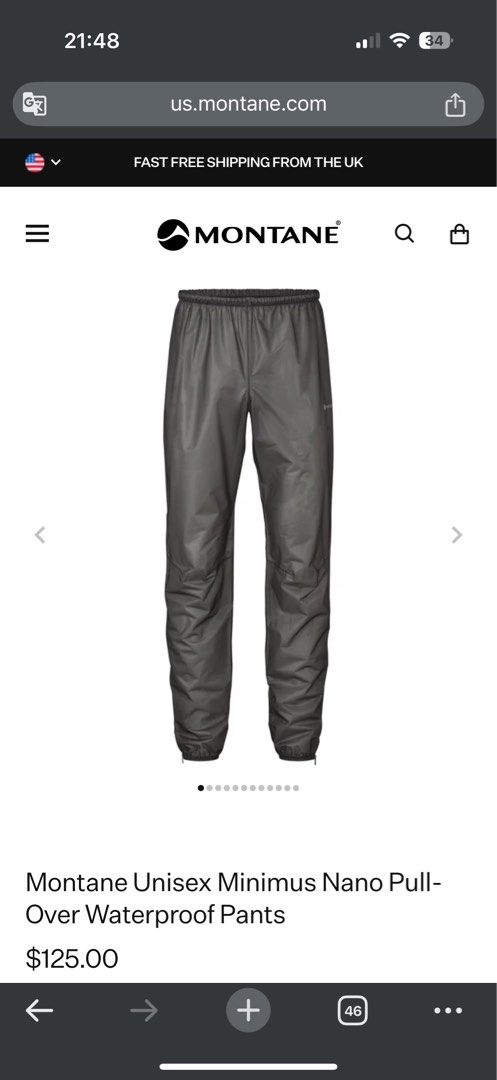 Montane minimus waterproof pants shop