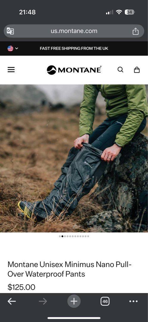 Montane minimus waterproof pants store