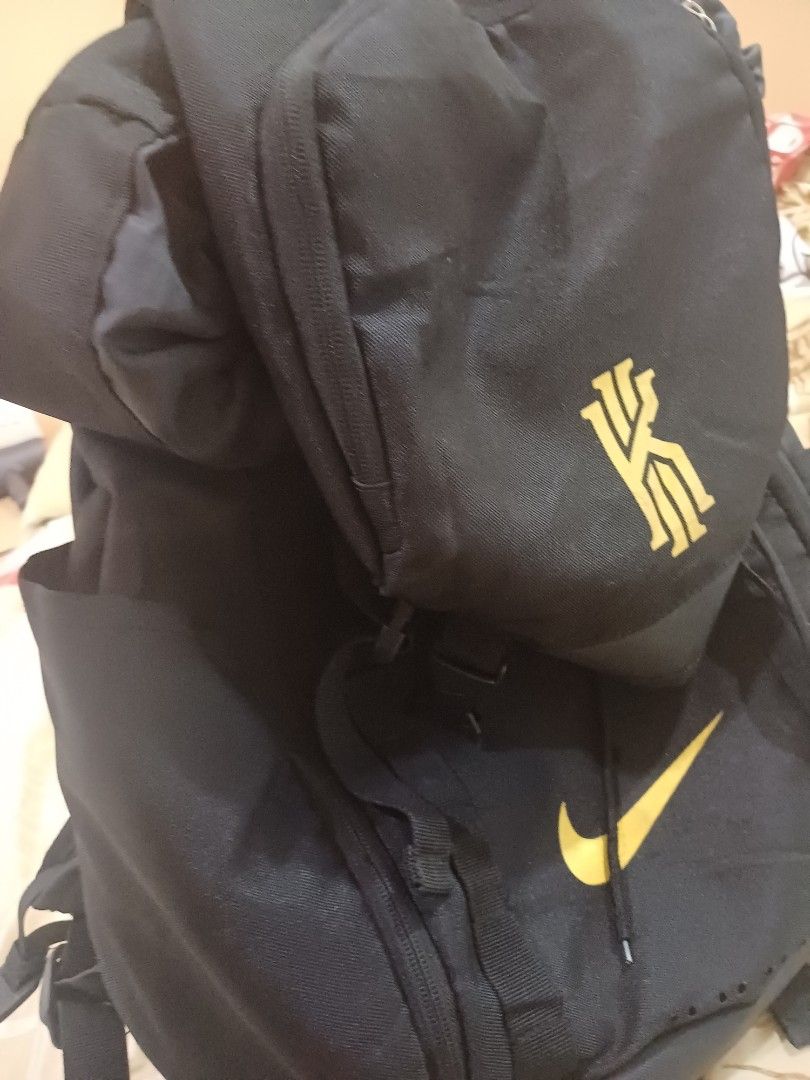 Nike Nike Kyrie Basketball Backpack Black Gold Men s Fashion Bags Backpacks on Carousell