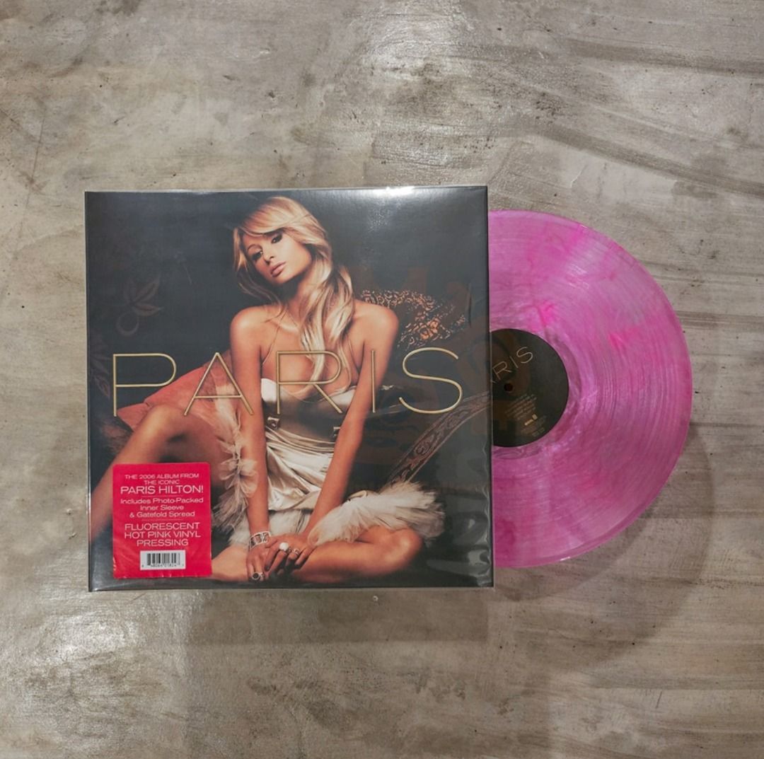 Paris Hilton – Paris (Category: Vinyls) located in Manila. Submitted by jarodaily (Listing ID 1346187687, Image 1). Description: Real Gone Music – RGM-1824, Warner Records – none Vinyl, LP, Album, Limited Edition, Reissue, Fluorescent Hot Pink .